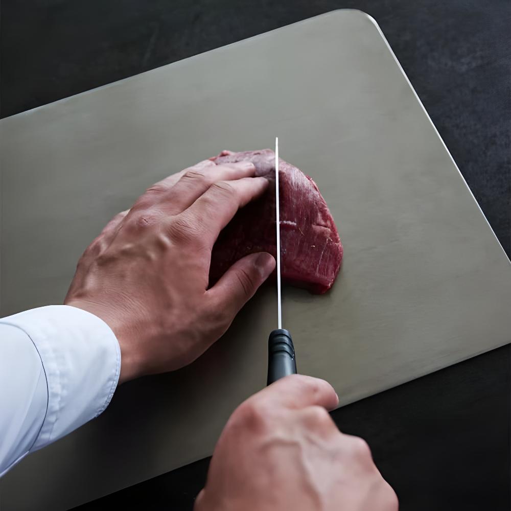 Stainless Steel Chopping Board Antibacterial Durable Easy Clean 7