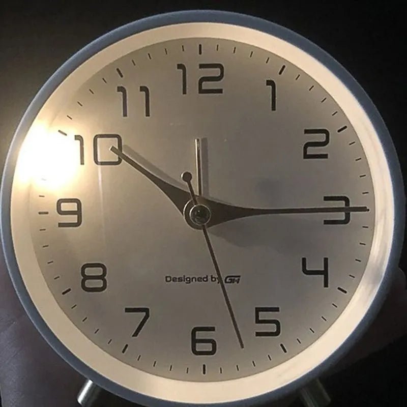 Table Clock Silent Operation Modern Scandinavian Design Home Decor 7