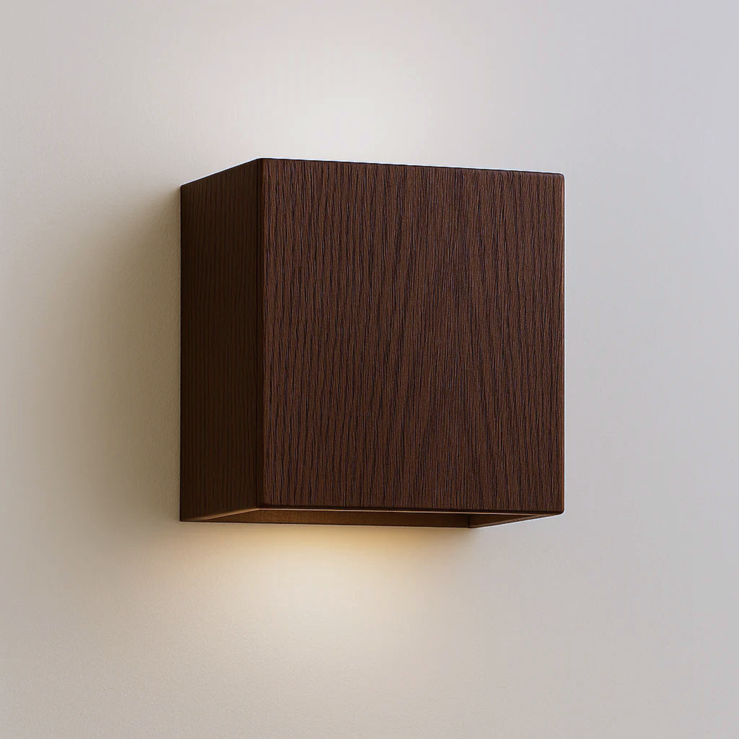 Wall Sconce Modern Iron Cube Design Integrated LED Warm Glow 9