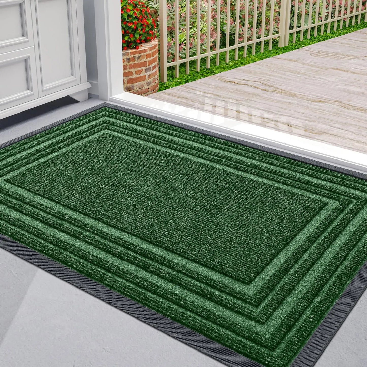 Area Rug Jute Border Durable Anti-Slip for Indoor Outdoor Use 6