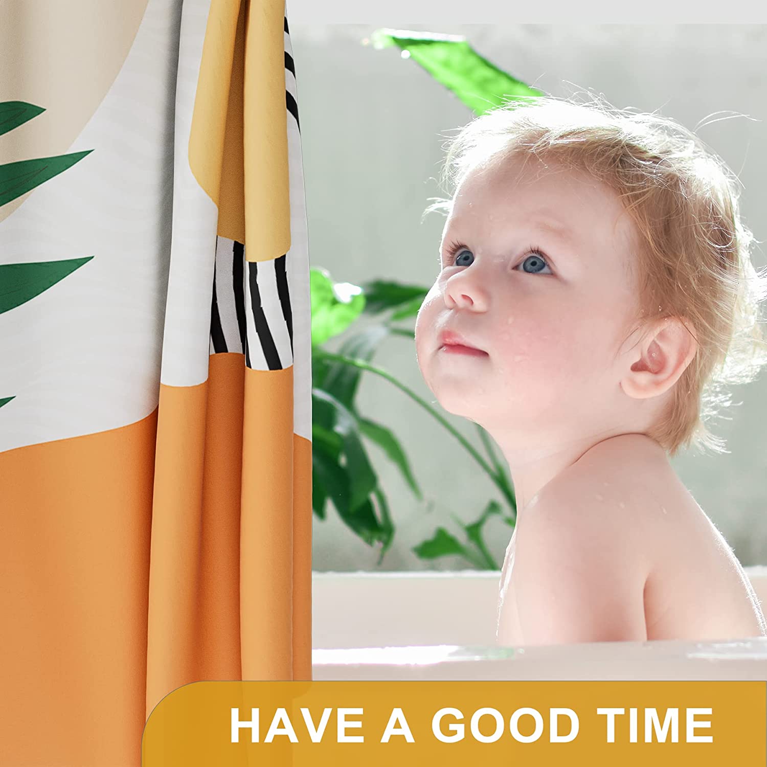 Boho Fall Shower Curtain Set | Water-Repellent Fabric with Unique Designer Patterns for Effortless Bathroom Style 3
