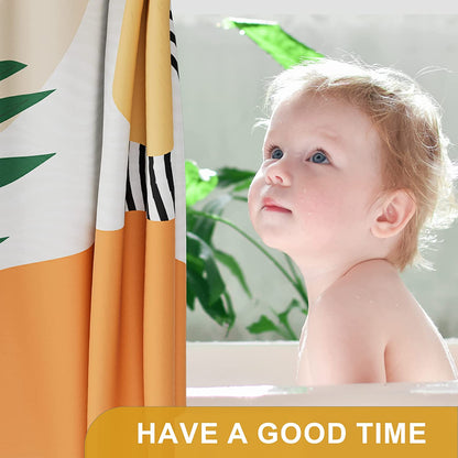Boho Fall Shower Curtain Set | Water-Repellent Fabric with Unique Designer Patterns for Effortless Bathroom Style 3