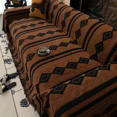 Boho Sofa Cover Soft Microfiber Durable Protection for Living Room 0