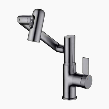 Brass Kitchen Faucet with Sprayer | Versatile 360° Swivel Arm Basin Tap 0
