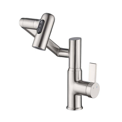 Brass Kitchen Faucet with Sprayer | Versatile 360° Swivel Arm Basin Tap 10