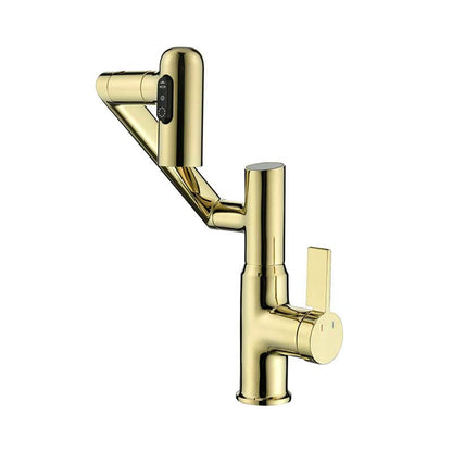 Brass Kitchen Faucet with Sprayer | Versatile 360° Swivel Arm Basin Tap 9
