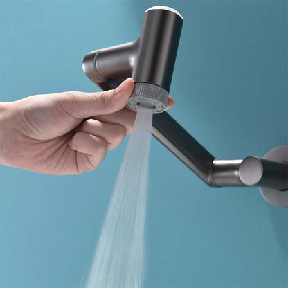 Brass Wall-Mounted Faucet | Flexible Arm Design for Kitchen & Bathroom Use 3