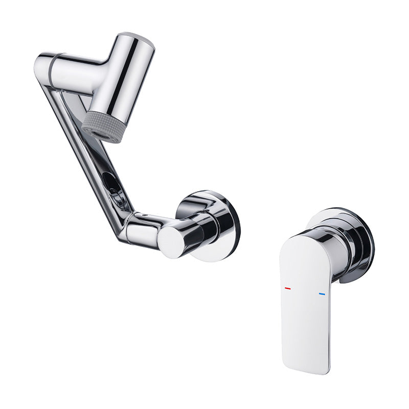 Brass Wall-Mounted Faucet | Flexible Arm Design for Kitchen & Bathroom Use 7