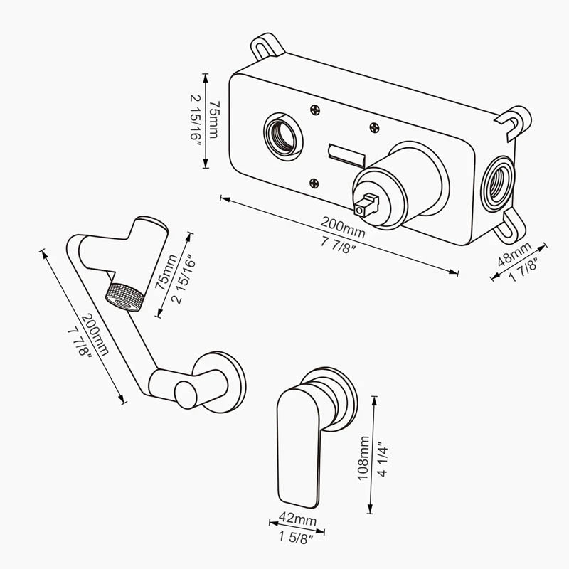 Brass Wall-Mounted Faucet | Flexible Arm Design for Kitchen & Bathroom Use 8