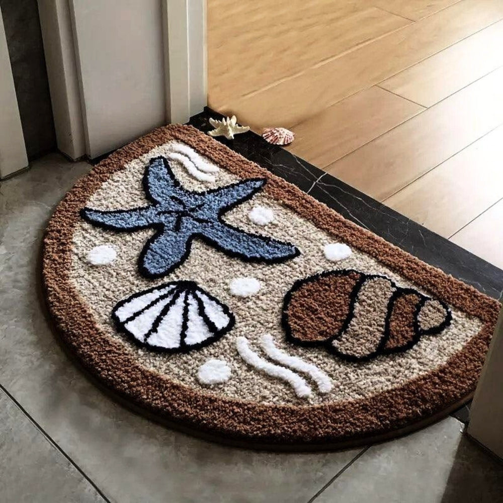 Charming Bath Mat | Soft Non-Slip Design with Playful Patterns | Absorbent Bathroom Rug for Comfort and Safety 3