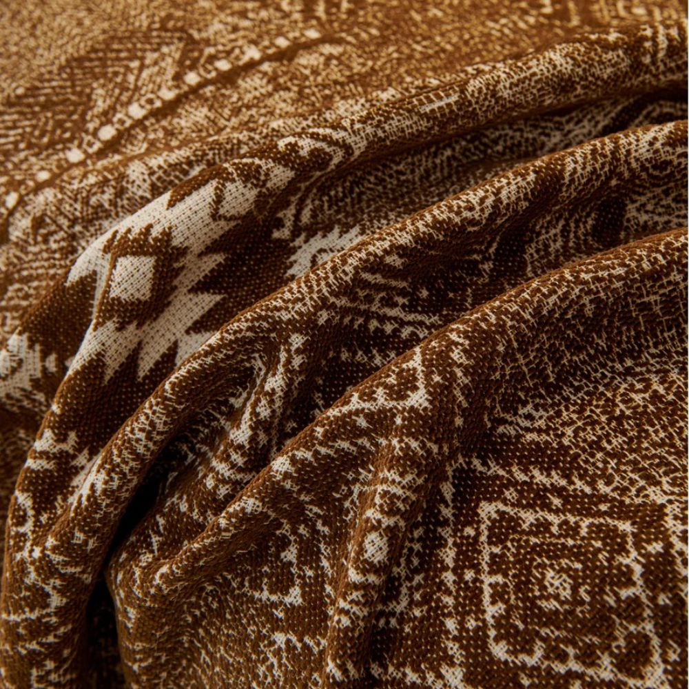 Chenille Sofa Cover Ethno Cultural Design Stylish Protection 6