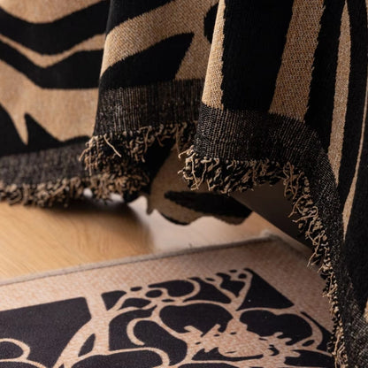 Chenille Sofa Cover Zebra Pattern Soft Fabric Stylish Protection 6