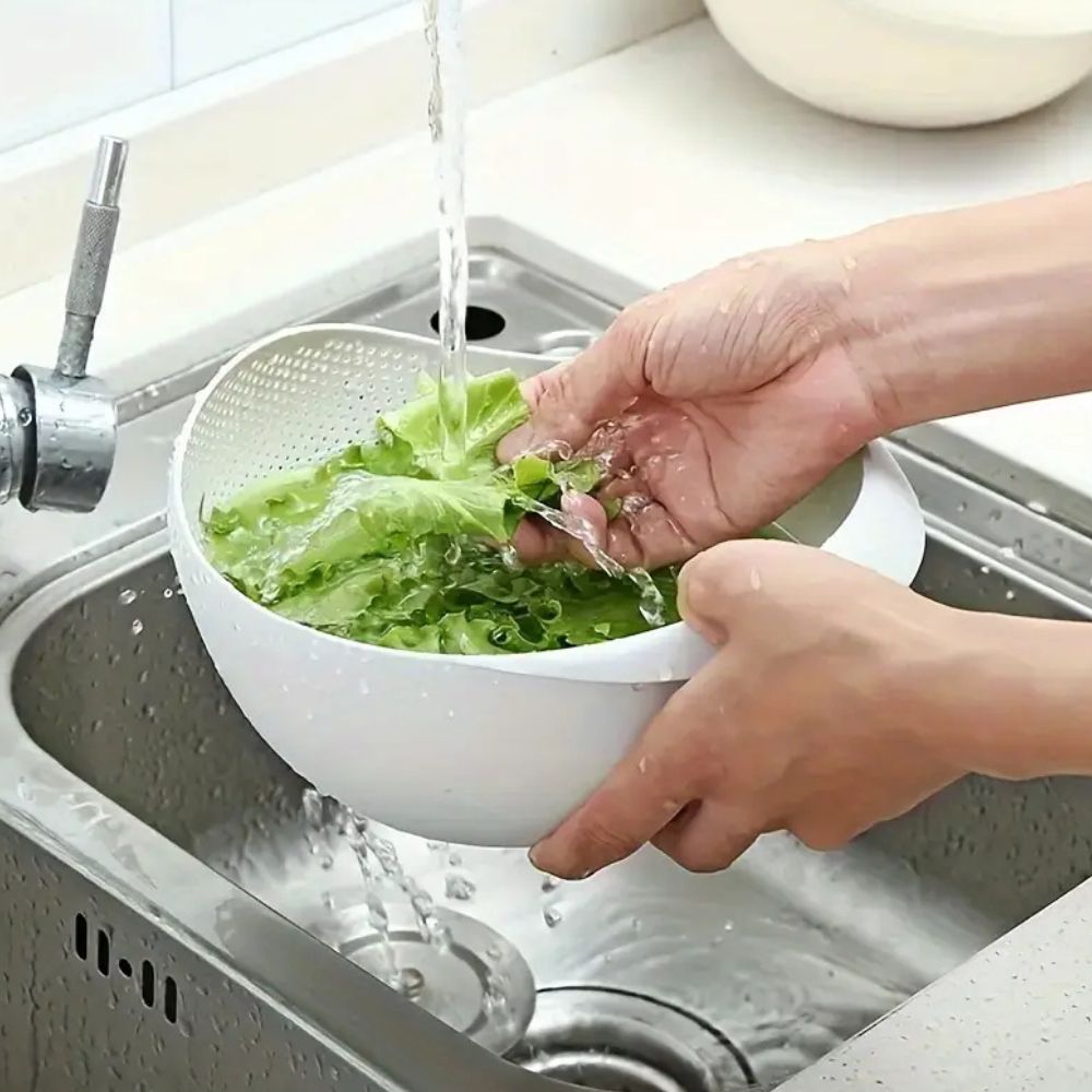 Colander Strainer BPA-Free Plastic For Rinsing Rice and Pasta 1