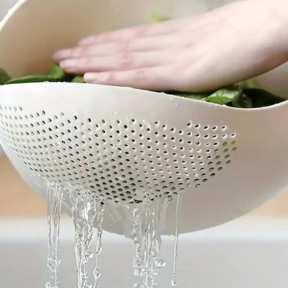 Colander Strainer BPA-Free Plastic For Rinsing Rice and Pasta 2