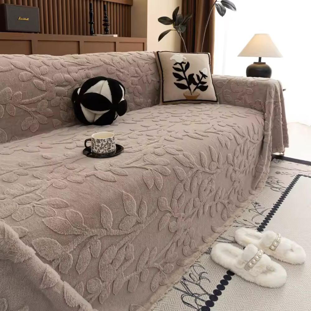 Couch Covers Floral Microfiber Soft Protection for Pets and Decor 2