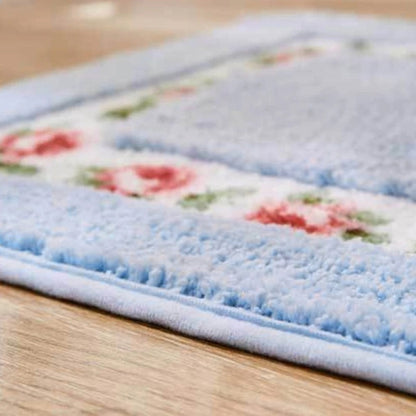 Elegant Floral Bath Mat | Soft Microfiber with Non-Slip Backing | Absorbent Bathroom Rug for Ultimate Comfort 5