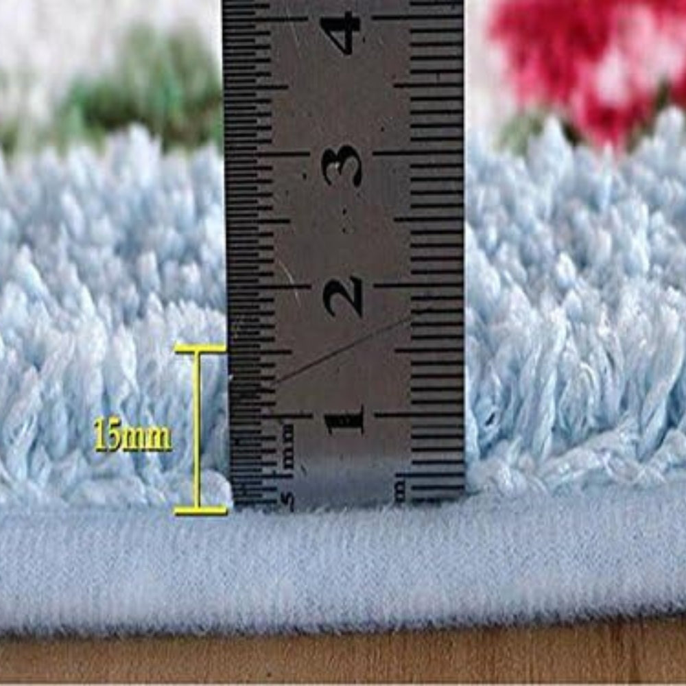 Elegant Floral Bath Mat | Soft Microfiber with Non-Slip Backing | Absorbent Bathroom Rug for Ultimate Comfort 7