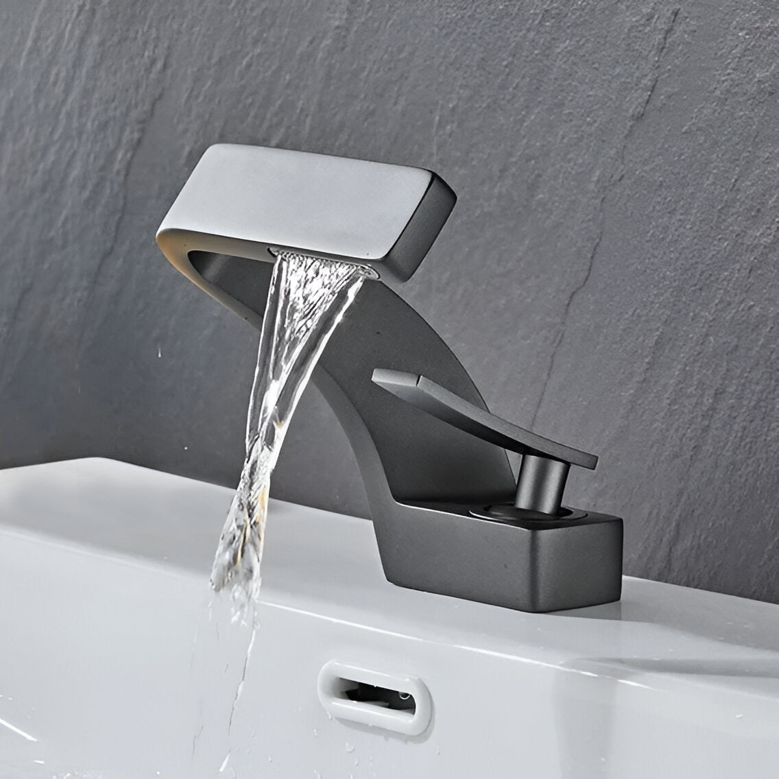 Elegant Waterfall Bathroom Sink Faucet with Eco-Friendly Design | Premium Brass Construction for Modern Homes 9