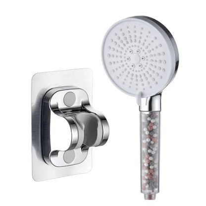 Filtered Shower Head | Handheld High Pressure Shower Head with 5-Speed Adjustment | Negative Ion Technology for Softened Water 9