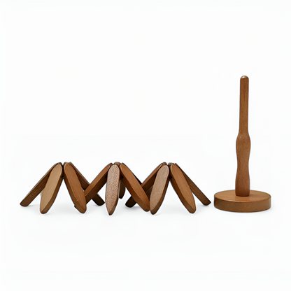 Foldable Wooden Trivet Set Heat Resistant Stylish Kitchen Decor 7