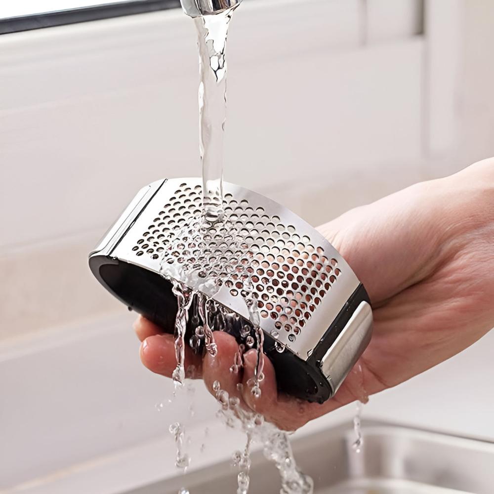 Garlic Squeezer Stainless Steel Easy Press Mess-Free Cooking Tool 1