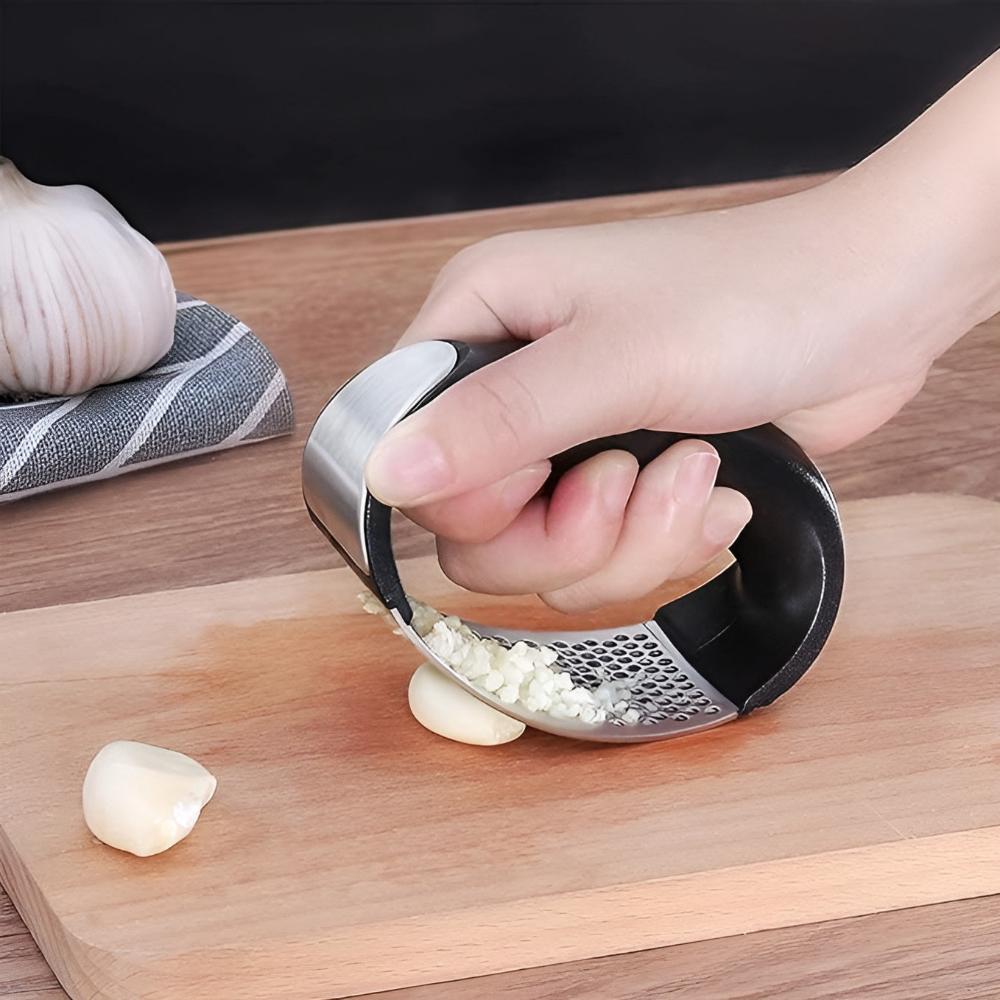 Garlic Squeezer Stainless Steel Easy Press Mess-Free Cooking Tool 2