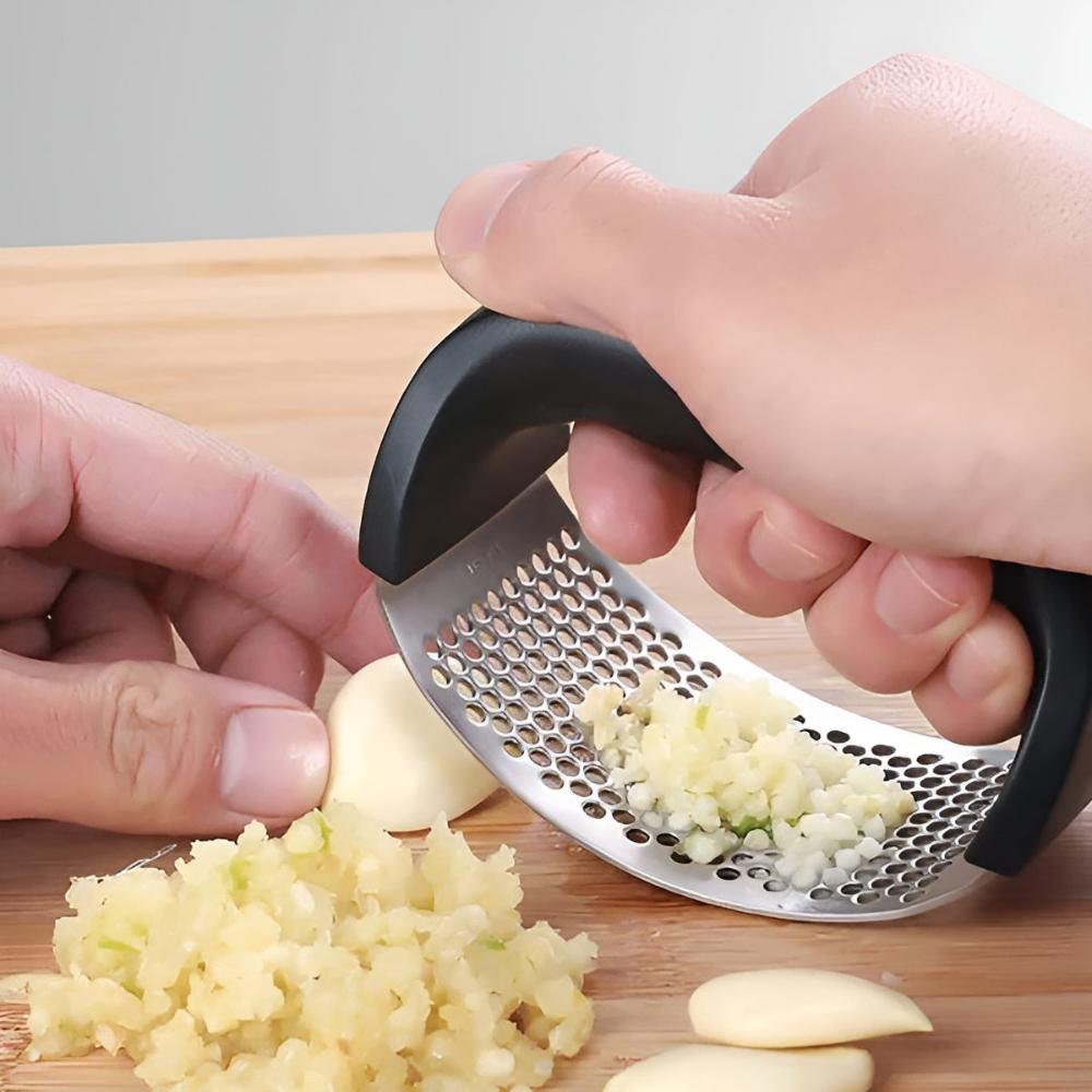 Garlic Squeezer Stainless Steel Easy Press Mess-Free Cooking Tool 5