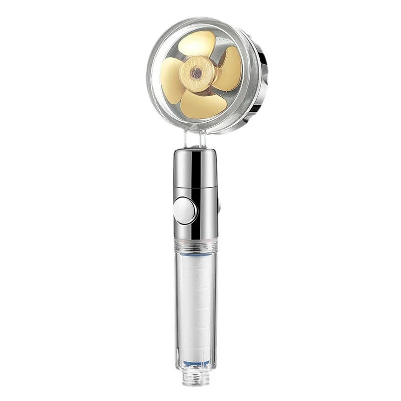 High-Pressure Handheld Shower Head with 360° Rotation | Water-Saving Turbo Fan Design for Enhanced Shower Experience 13