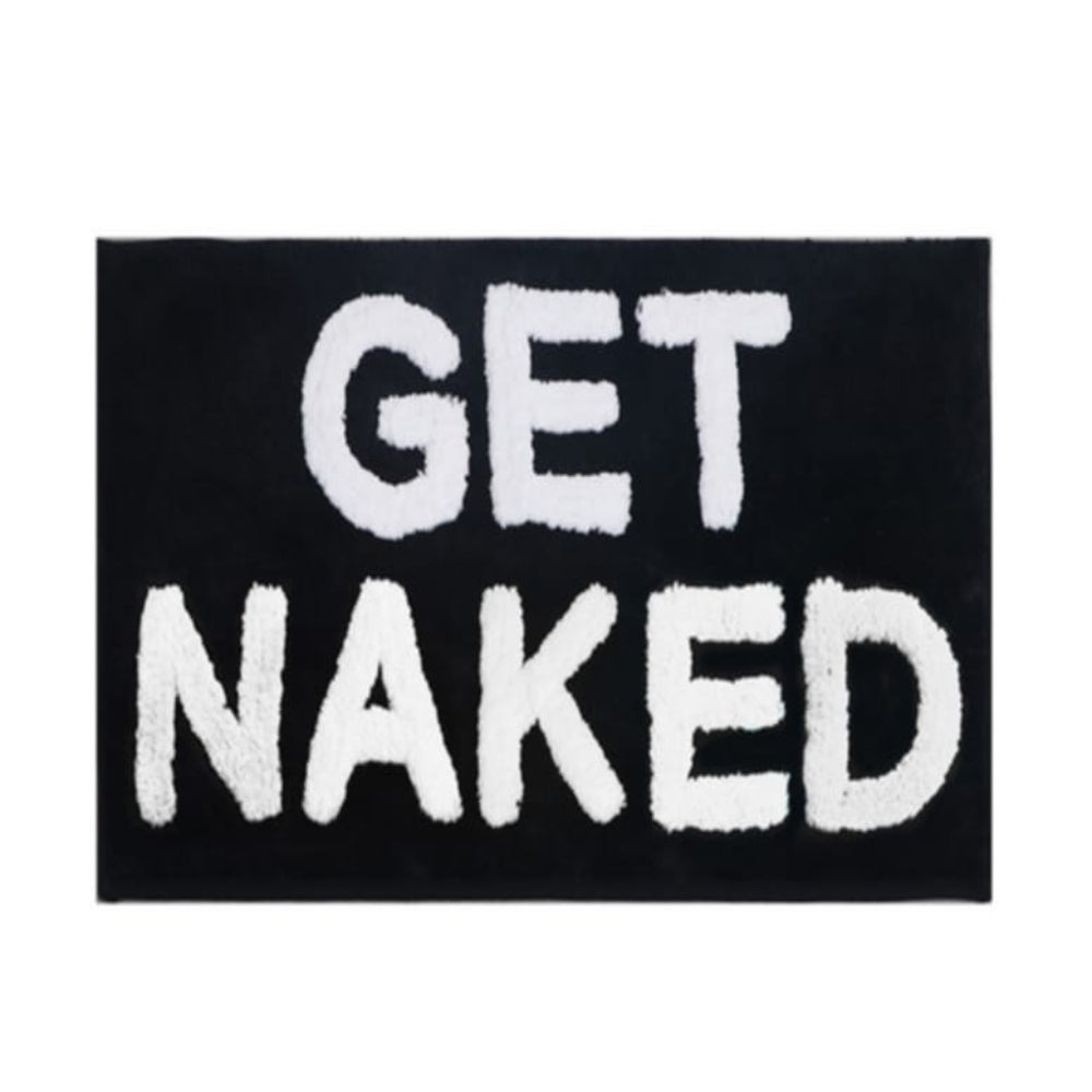 Humorous Bathroom Rug | Non-Slip Microfiber Mat with Absorbent Design | Fun Decor for Comfort and Safety 2