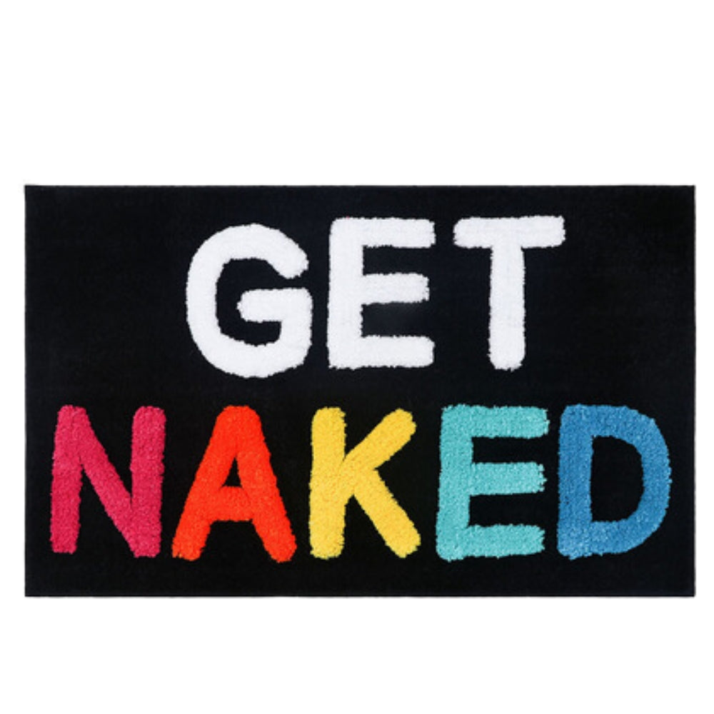 Humorous Bathroom Rug | Non-Slip Microfiber Mat with Absorbent Design | Fun Decor for Comfort and Safety 3