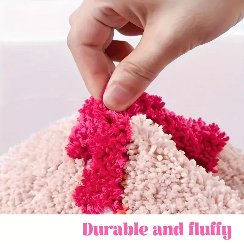 Humorous Bathroom Rug | Non-Slip Microfiber Mat with Absorbent Design | Fun Decor for Comfort and Safety 7