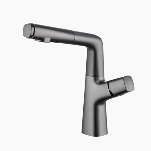 Kitchen Brass Pull-Out Faucet | Elegant Dual-Mode Kitchen Sink Faucet with Sprayer 0