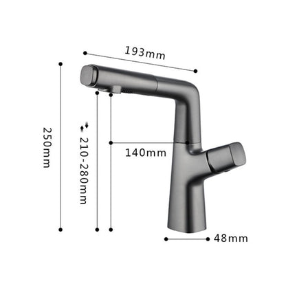 Kitchen Brass Pull-Out Faucet | Elegant Dual-Mode Kitchen Sink Faucet with Sprayer 6