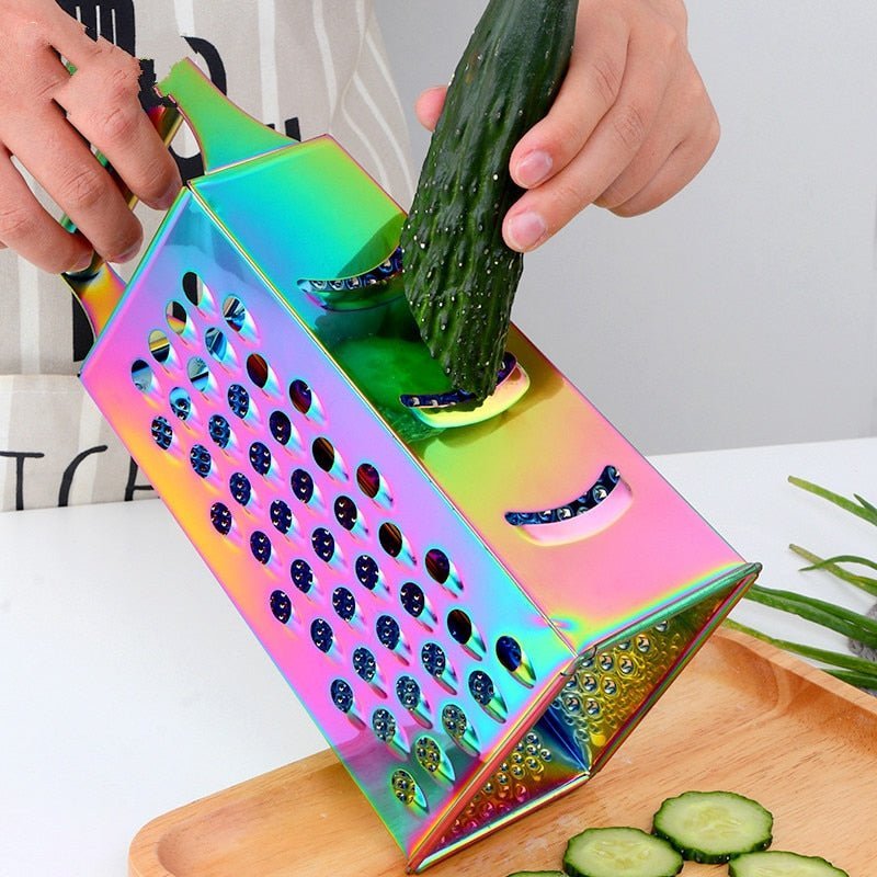 Kitchen Grater Stainless Steel Ergonomic Handle for Easy Grating 6
