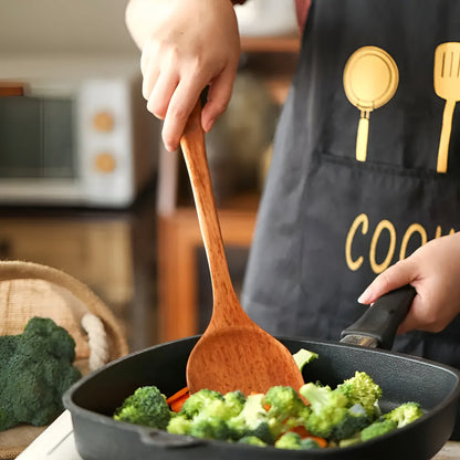 Kitchen Utensil Set 4-Piece Natural Hardwood for Versatile Cooking 3