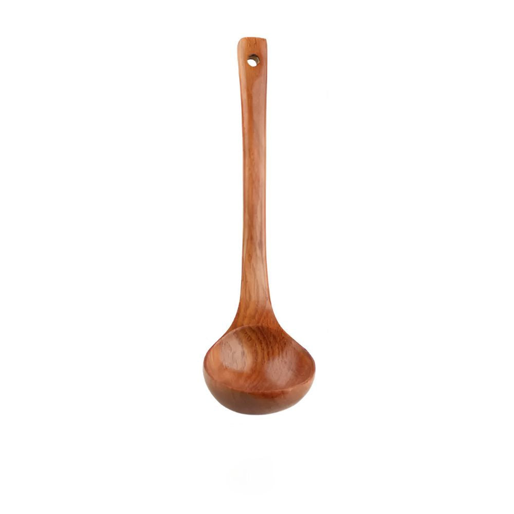 Kitchen Utensil Set 4-Piece Natural Hardwood for Versatile Cooking 9