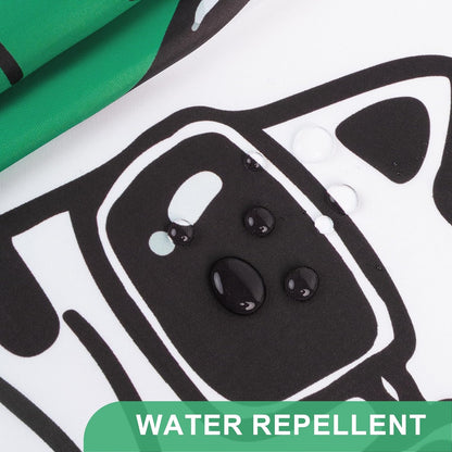 Kitty Collection | Water-Repellent Shower Curtain with Unique Artwork | Easy-Care Fabric for a Fresh Bathroom 4