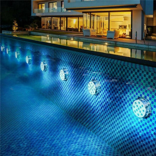 LED Pool Light Submersible Remote Control 16 Colors Easy Install 0