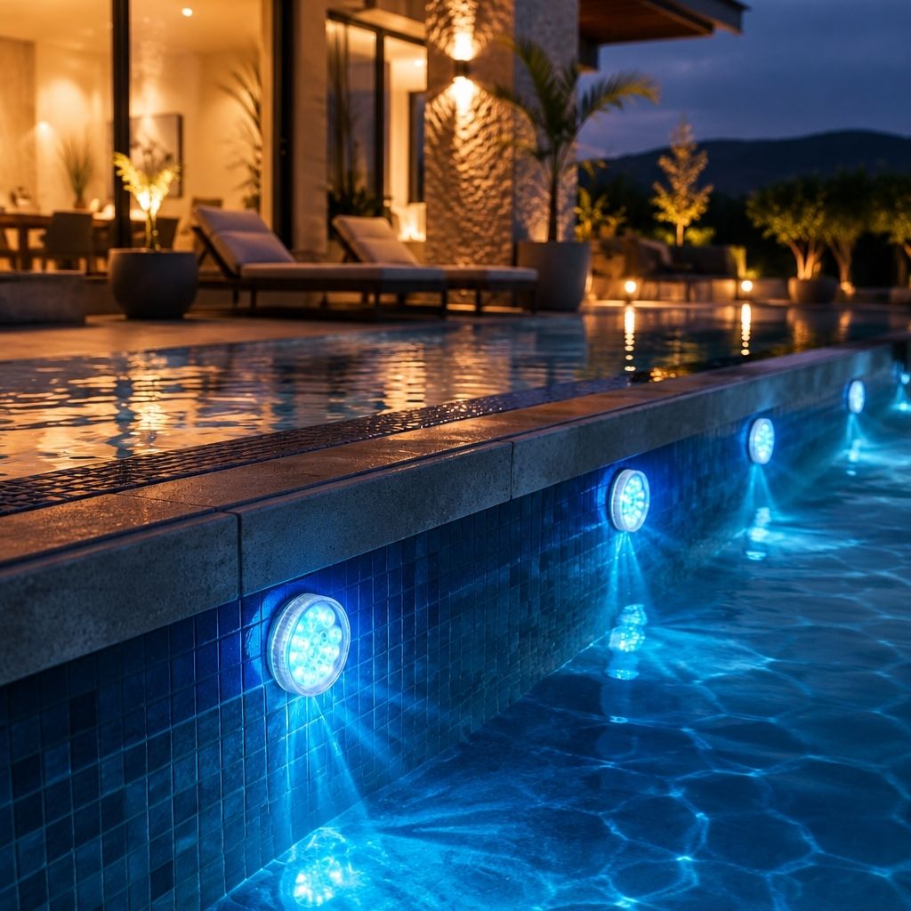 LED Pool Light Submersible Remote Control 16 Colors Easy Install 1