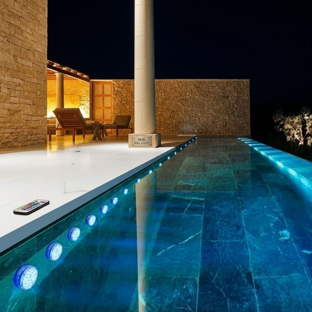 LED Pool Light Submersible Remote Control 16 Colors Easy Install 8