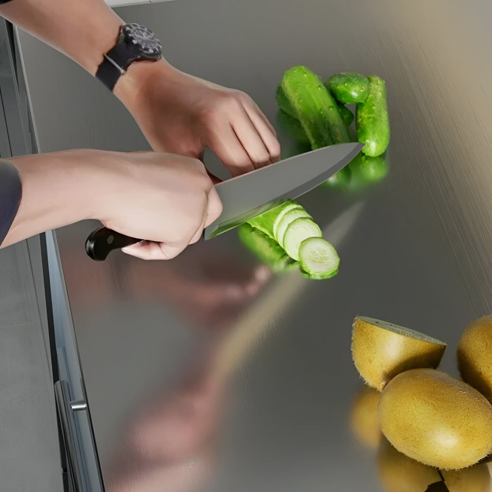 Large Cutting Board Stainless Steel Non-Slip Easy Clean Surface 2