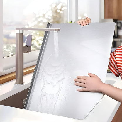 Large Cutting Board Stainless Steel Non-Slip Easy Clean Surface 5