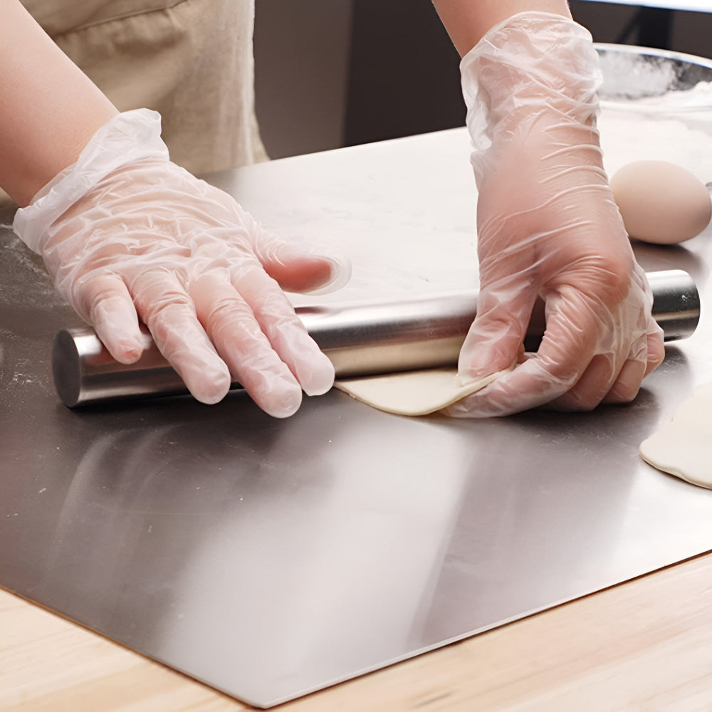 Large Cutting Board Stainless Steel Non-Slip Easy Clean Surface 7