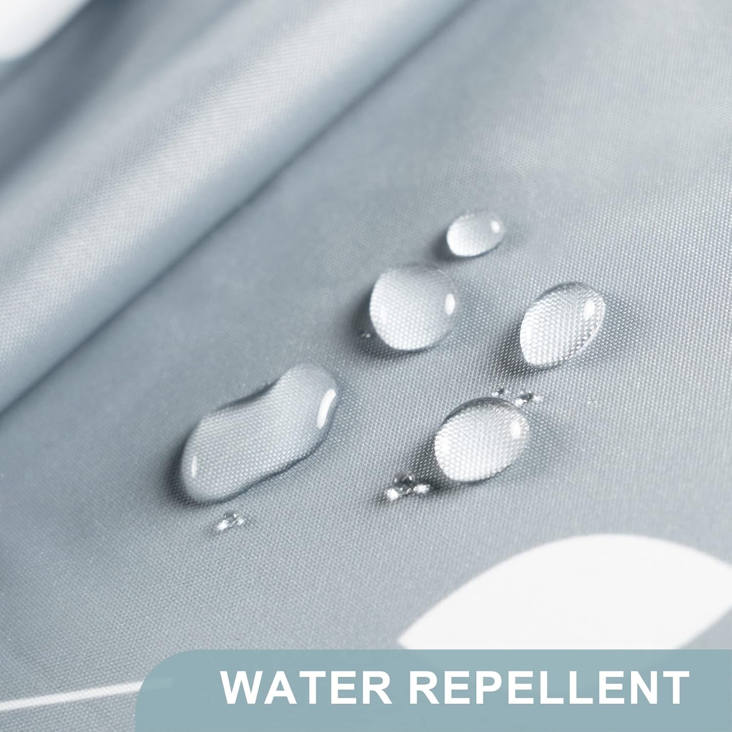 Lucky Clover | Water-Repellent Shower Curtain with Unique Design | Easy-Care Fabric for Fresh Bathrooms 6