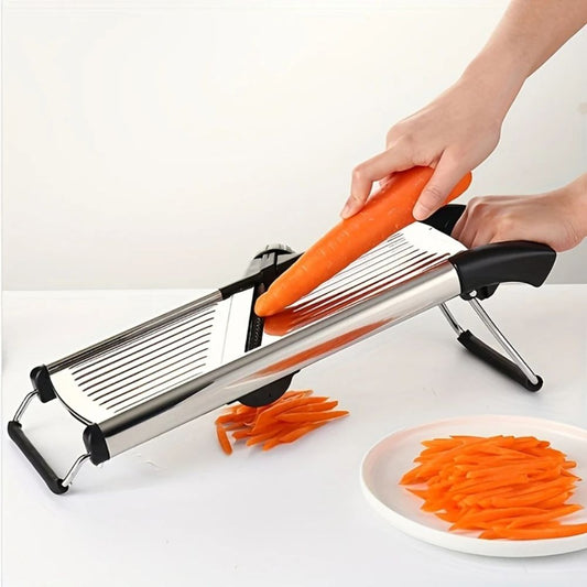 Mandoline Slicer Adjustable Stainless Steel for Versatile Thickness Control 0