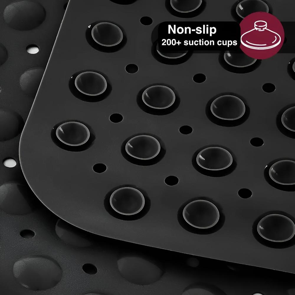 Max Grip | Non-Slip Bathtub Mat with 200 Suction Cups | Safe Showering for All Ages 2