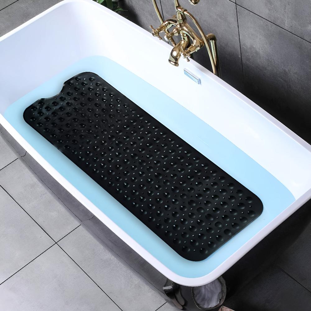Max Grip | Non-Slip Bathtub Mat with 200 Suction Cups | Safe Showering for All Ages 6