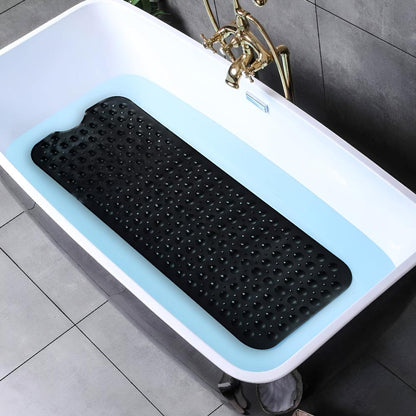 Max Grip | Non-Slip Bathtub Mat with 200 Suction Cups | Safe Showering for All Ages 6