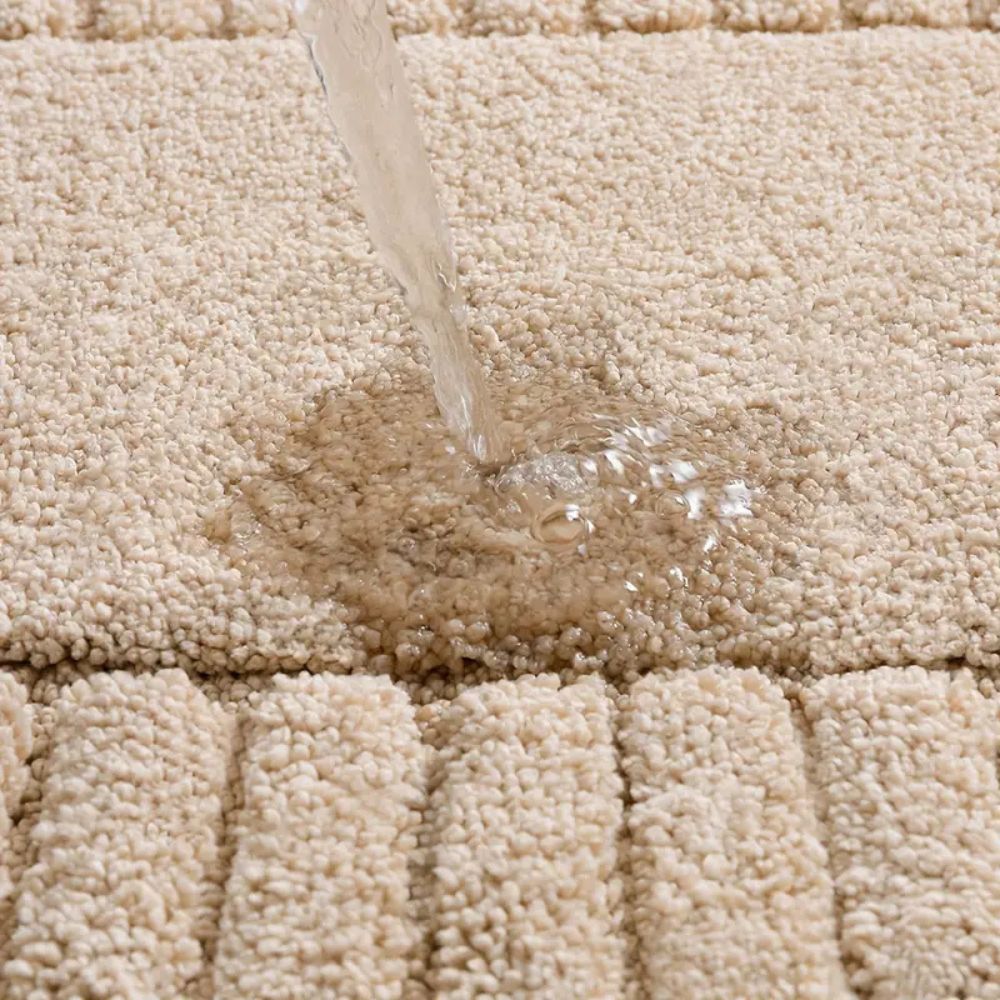 Minimalist Collection | Non-Slip Bath Rug Mat with Soft Flocked Surface | Quick-Drying Comfort for Safety and Style 2