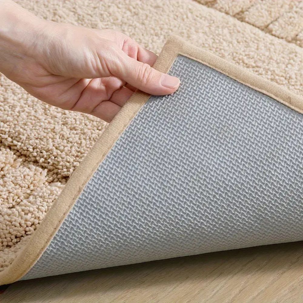 Minimalist Collection | Non-Slip Bath Rug Mat with Soft Flocked Surface | Quick-Drying Comfort for Safety and Style 4